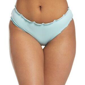 Hobie Sea Foam Green Ruffle Trim Bikini Bottoms Size Large